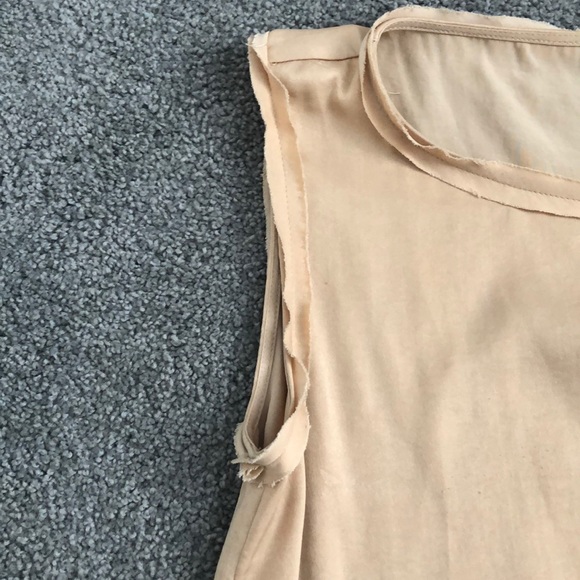 BCBG asymmetrical gold blouse - Picture 5 of 5